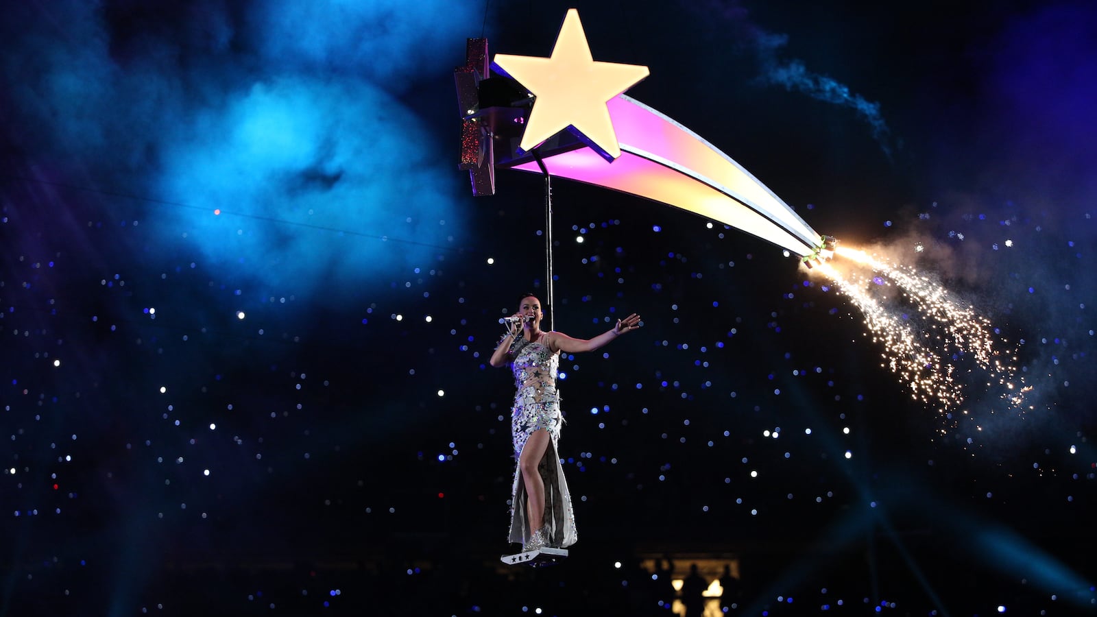 Katy Perry at the Super Bowl Halftime Show