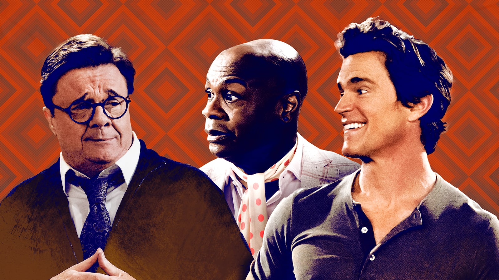 Nathan Lane, Nathan Lee Graham and Matt Bomer in "Mid Century Modern.