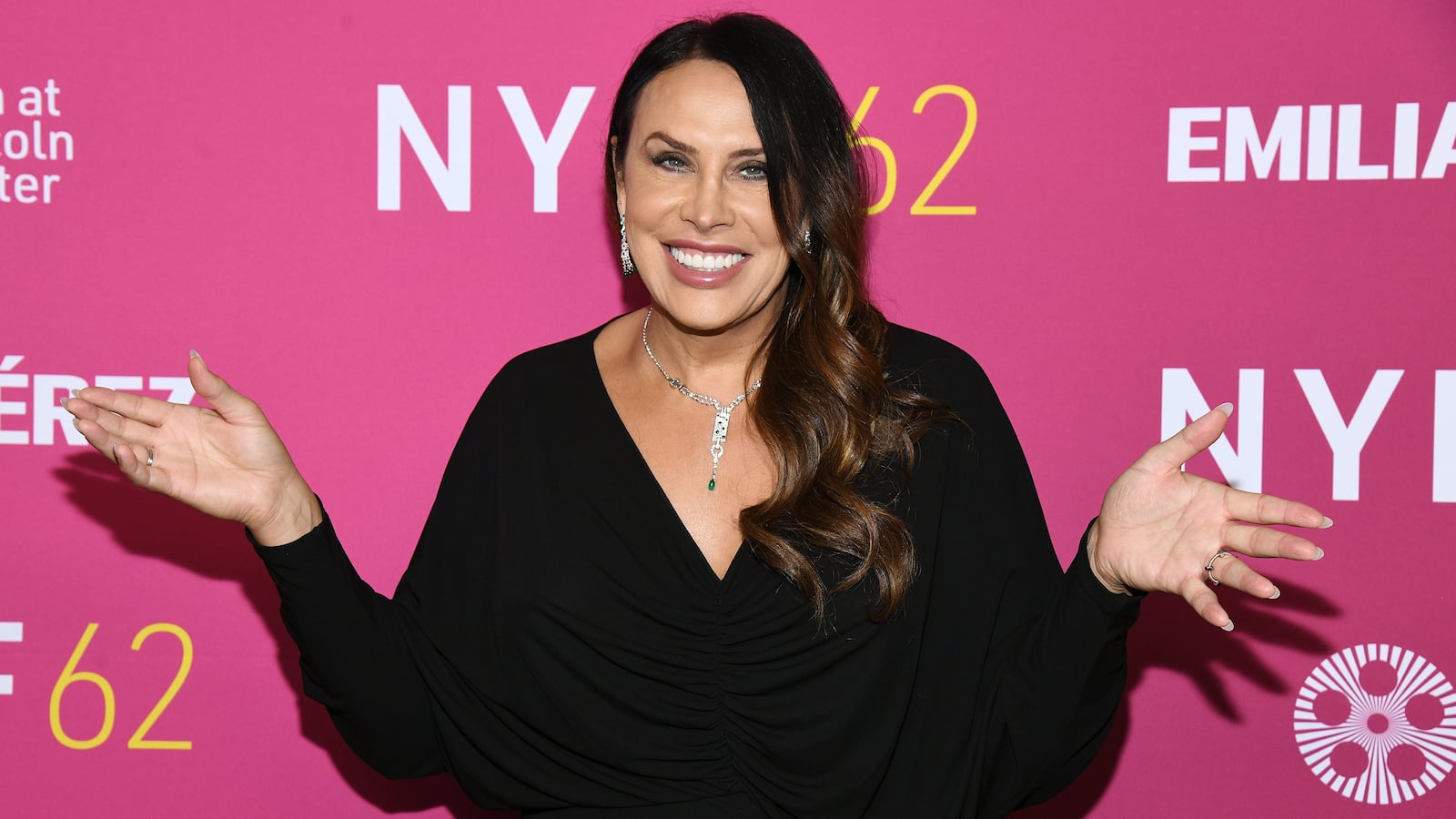 Karla Sofia Gascon at the "Emilia Pérez" red carpet premiere held during the 62nd New York Film Festival.